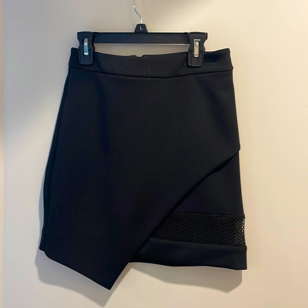 Black layered skirt